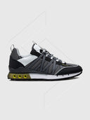Cruyff Fearia Hex-Tech Montserrat White/Fluo Yellow Trainer from StockUK