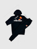 Ellesse SL Gottero OH Ovest Hoodie/Pant Set Black from StockUK