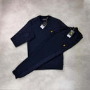 Lyle and Scott Sports Tape Crew Neck Sweatshirt/Pant Set Graphite from StockUK