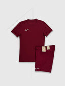 Nike Dri- Fit T-shirt/ Shorts Set Maroon Red from StockUK