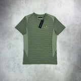 Cruyff Montserrat T-shirt/ Shorts Set Olive Green/ Black