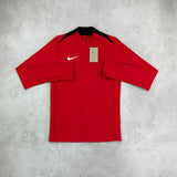 Nike Academy Pro Dri- Fit Half Zip Red/ Black