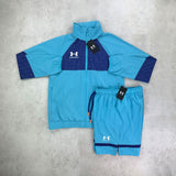 under armour jacket and pants set blue 