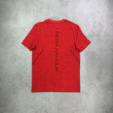 under armour seamless t-shirt red back 