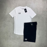 Under Armour Challenger T-shirt/ Shorts Set White/ Black