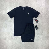New Balance T-Shirt and Shorts Black 