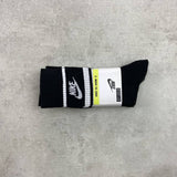 Nike socks black and white 