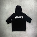 Diadora Logo Hoodie/Pant Tracksuit Set Black/White from StockUK