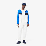 Lacoste Diamond Taffeta Sport Tracksuit White/Gipsy Blue/Navy