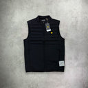 Lyle and Scott Sports Hybrid Double Baffle Gilet Black from StockUK