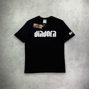 Diadora Logo T-Shirt Black/White from StockUK