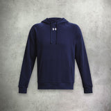 Under Armour Rival Fleece Hoodie/Short Set Navy
