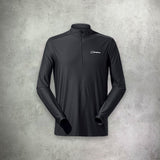 Berghaus 24/7 Half Zip Long Sleeve Tech Black