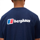 Berghaus Front/Back Logo T-shirt Navy Blue