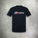 Berghaus Organic Big Classic Logo T-shirt Black from StockUK