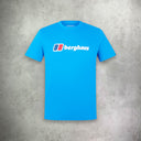 Berghaus Organic Big Classic Logo T-shirt Blue from StockUK