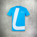 Berghaus Travelek Wandermoor T-Shirt/Short Set Blue/Grey