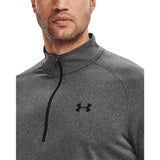 Under Armour Tech 2.0 Half Zip Carbon Heather/Black