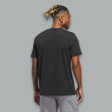 adidas Icon T-shirt in black, featuring a clean design with a comfortable fit for everyday wear and athletic activities.