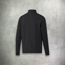 adidas Lightweight Half Zip in black, featuring breathable fabric for a comfortable and athletic fit.