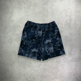 Altryn Brush Print Cargo Short Navy Mix from StockUK