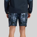 Altryn Brush Print Cargo Short Navy Mix from StockUK