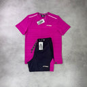 Aptrek Element T-Shirt/Short Set Pink from StockUK