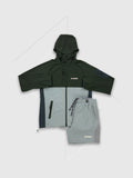 Aptrek Core Motion Element Jacket/Short Set Khaki Green/Grey