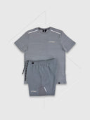 Aptrek Element T-Shirt/Short Set Grey from StockUK