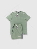 Aptrek Element T-Shirt/Short Set Khaki Green