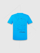 Berghaus Mountain Checklist T-Shirt Blue from StockUK