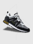 Cruyff Interlace Hex-Tech Montserrat White/Fluo Yellow Trainer