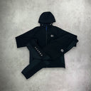 Cruyff Torrid Windbreaker/Pant Set Black/Black