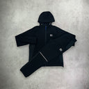 Cruyff Torrid Windbreaker/Pant Set Black/Black