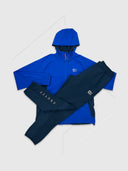 Cruyff Torrid Windbreaker/Pant Tracksuit Set Blue/Navy from StockUK