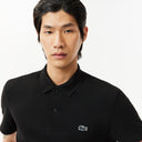 Lacoste Regular Fit Cotton Polo Shirt Black