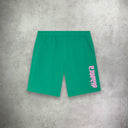 Diadora Bermuda ATHL. Logo Shorts Green from StockUK