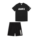 Diadora SS Bermuda T-Shirt/Short Set Black/Black