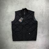Dickies Diamond Quilted Vest Black