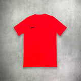 Nike Dri-Fit T-Shirt/Short Set Crimson/Black