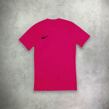 Nike Dri-Fit T-Shirt/Short Set Pink/Black