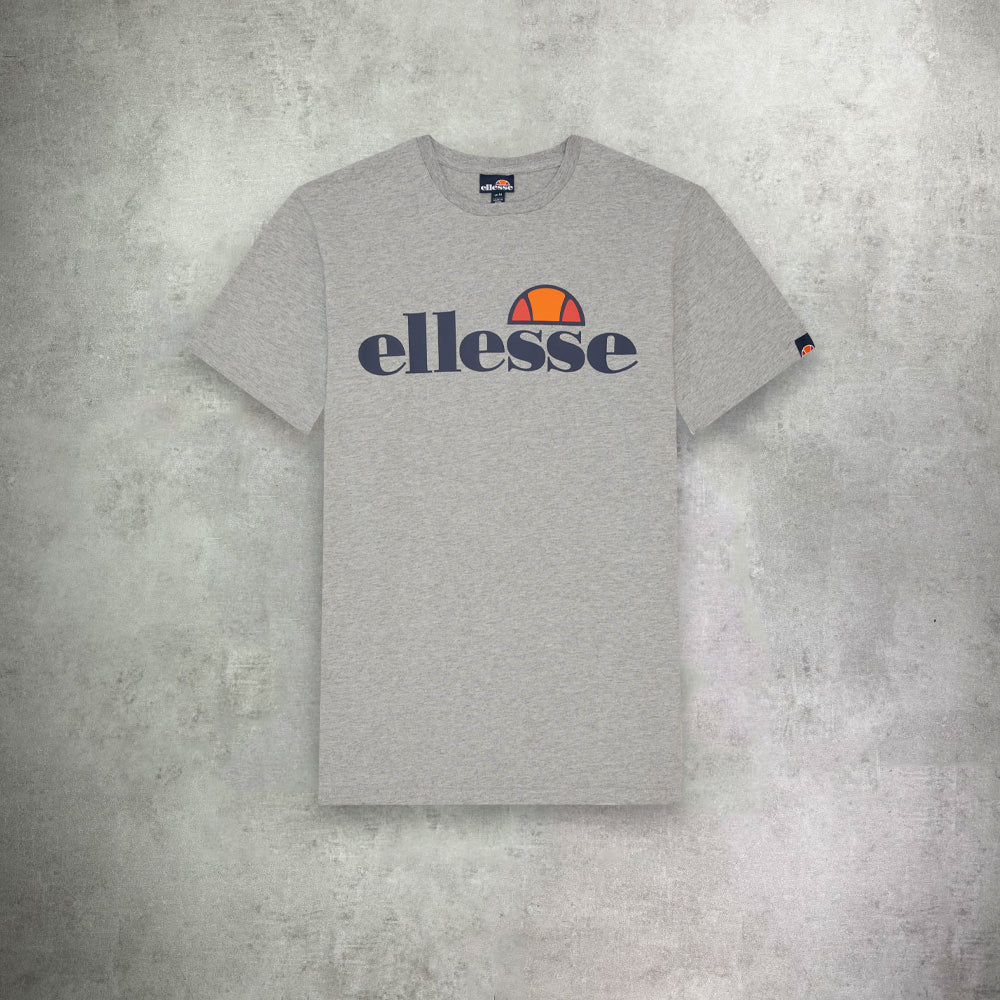 Ellesse SL Prado Short Sleeve T-Shirt Grey Marl