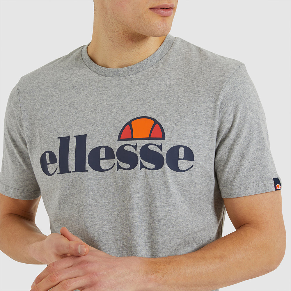 Ellesse SL Prado Short Sleeve T-Shirt Grey Marl