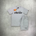 Ellesse Fuenti Molla T-Shirt/Short Set Grey
