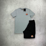 Ellesse Malbe Vivaldi T-Shirt/Short Set Grey/Black