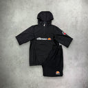 Ellesse Mount 2 OH Vivaldi Jacket/Short Set Black from StockUK