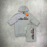 Ellesse SL Gottero OH Bossini Hoodie/Short Set Grey