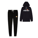 Ellesse SL Gottero OH Ovest Hoodie/Pant Set Black