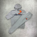 Ellesse SL Gottero OH Ovest Hoodie/Pant Set Grey