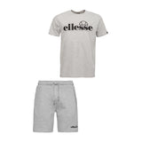Ellesse Fuenti Molla T-Shirt/Short Set Grey